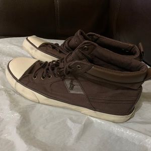 Canvas Polo high top shoes